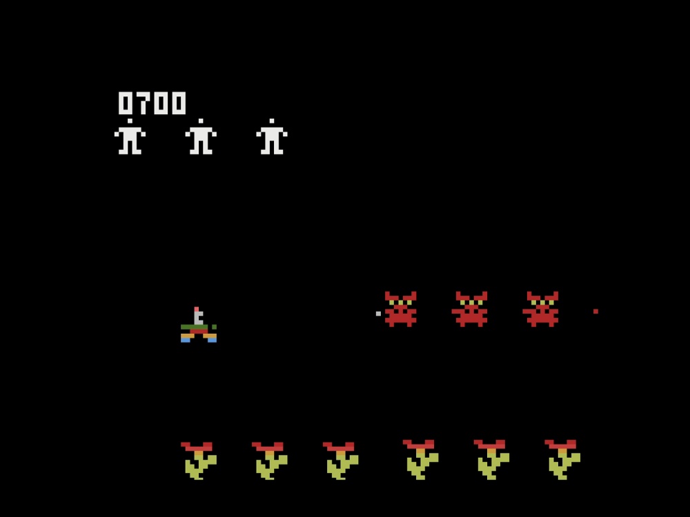 Gameplay of Fire Fly for Atari 2600